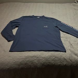 Vineyard Vines T-Shirt Long Sleeve XXL Blue